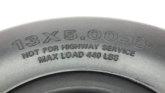 Alt view image 2 of 2 - ® (2) Flat Free Tire Assemblies 13x5.00-6 Fits John Deere TCA13769