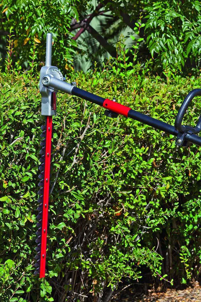 Alt view image 2 of 6 - TrimmerPlus Hedge Trimmer Attachment for Compatible Gas Powered Multi-Use Outdoor Equipment, 22-inch (TPH720)