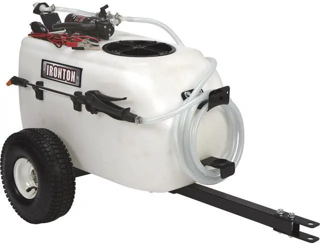 Main image of Tow-Behind Trailer Broadcast and Spot Sprayer - 13-Gallon Capacity, 1 GPM, 12 Volt DC