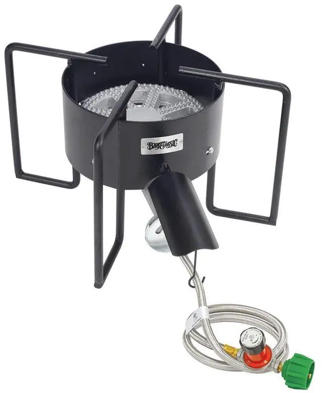 Main image of KAB6 Bayou Banjo Cooker - Propane Burner for Outdoor Cooking, Outdoor Stove - Crawfish Boiler, Homebrew Burner - Large Stock Pots - Fish Boil, Gumbo, Soup, Stew, Brewing, Tamales