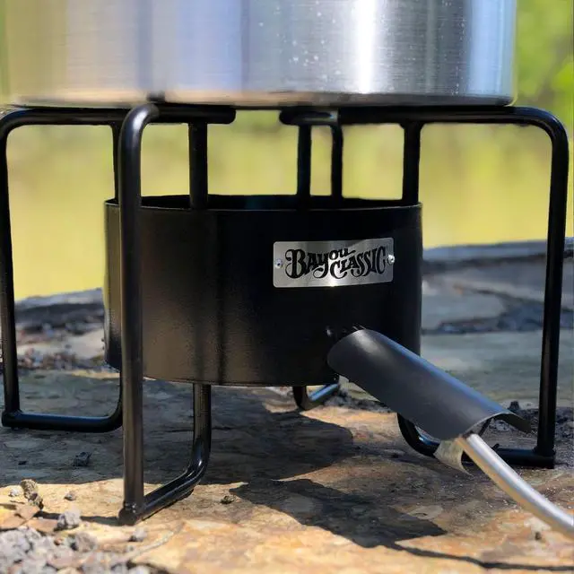Alt view image 2 of 6 - KAB6 Bayou Banjo Cooker - Propane Burner for Outdoor Cooking, Outdoor Stove - Crawfish Boiler, Homebrew Burner - Large Stock Pots - Fish Boil, Gumbo, Soup, Stew, Brewing, Tamales