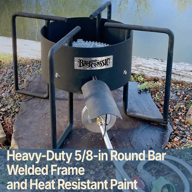 Alt view image 3 of 6 - KAB6 Bayou Banjo Cooker - Propane Burner for Outdoor Cooking, Outdoor Stove - Crawfish Boiler, Homebrew Burner - Large Stock Pots - Fish Boil, Gumbo, Soup, Stew, Brewing, Tamales