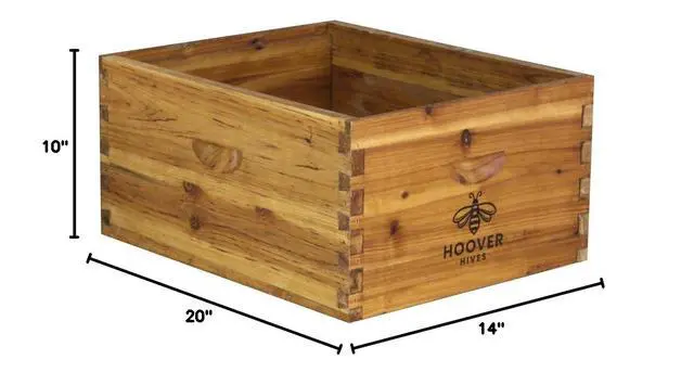 Alt view image 2 of 2 - Beeswax Coated Deep Hive Box - Durable Wooden Beekeeping Equipment for 10-Frame Langstroth Hives (No Frames or Foundations) (4)