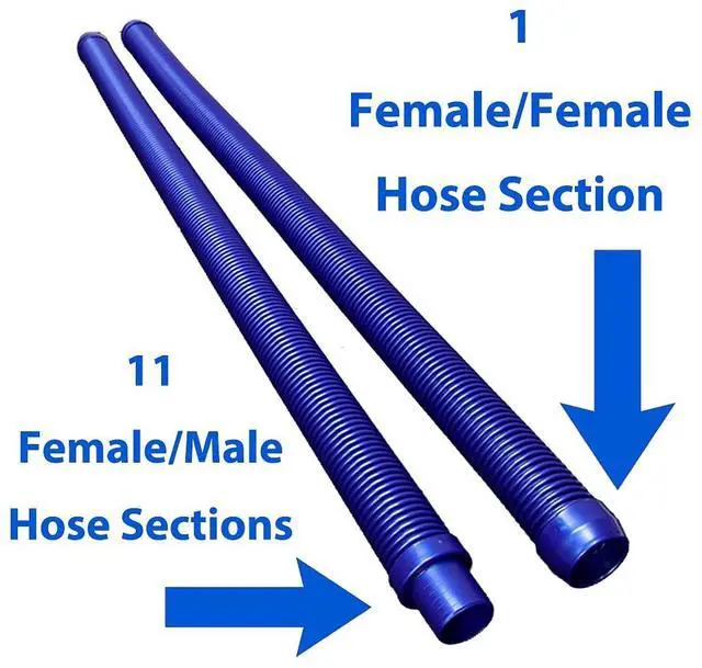 Alt view image 3 of 3 - Suction-Side Universal Swimming Pool Vacuum | Hammer Cleaner Technology | Lightweight Design for Cleaning Inground Pools | Easy Installation, No Tools Required | Blue & White