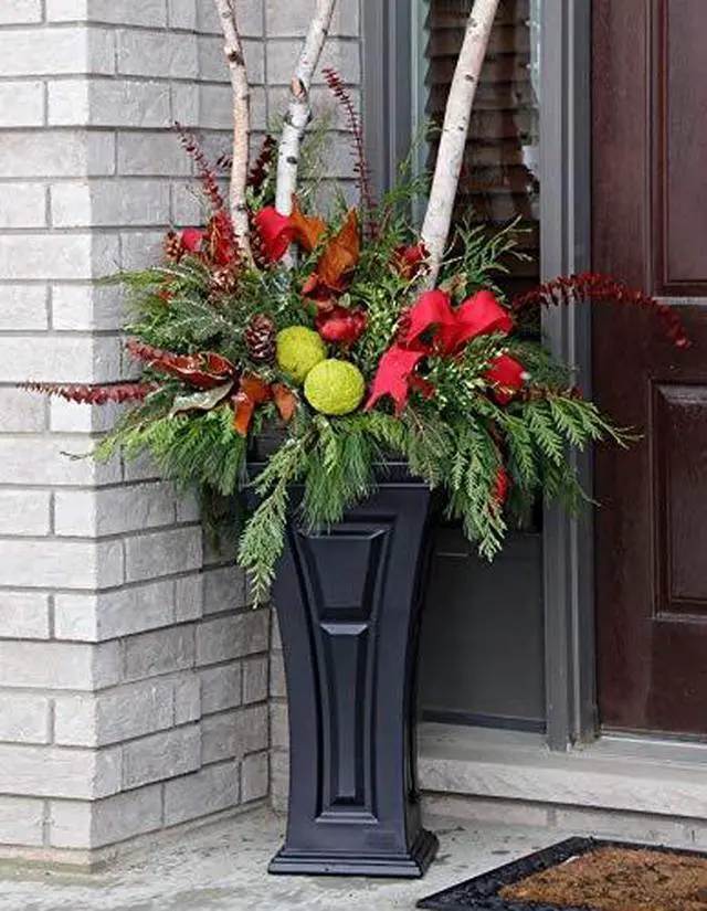 Alt view image 2 of 6 - Heritage Self-Watering Planter (2-Pack) Set of 2 Large Planters for Porch, Patio, Outdoor/Indoor (HP3000-BLK-2) Black (28.5-inch Tall)
