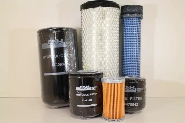 Main image of New Holland TC35A TC35D TC35DA TC40A TC40D TC40DA TC45A TC45DA Tractor Filter Kit - OEM Filters - Paper, Steel/Plastic - Includes Engine Oil, Fuel, Hydraulic, Hydro, Outer & Inner Filters