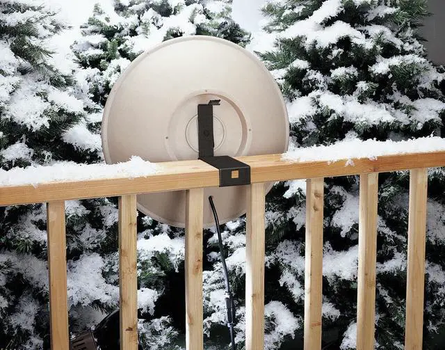 Alt view image 2 of 2 - Allied Precision Industries (650) Heated Bird Bath with Mounting Bracket, Light Stone Color, 20" Diameter