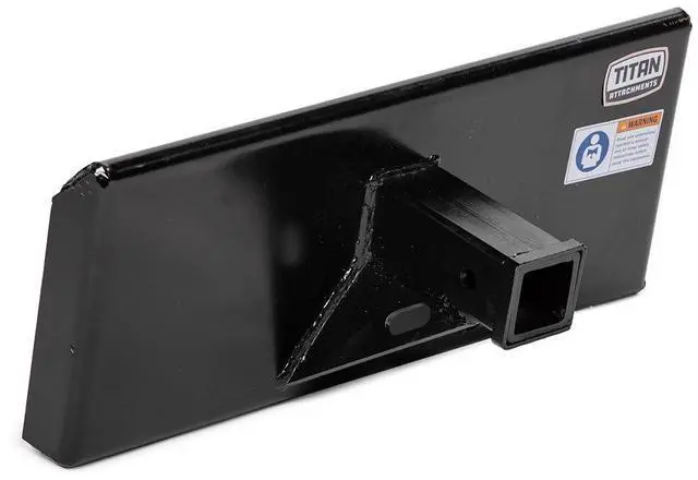Main image of Mini Skid Steer Receiver Hitch Mount Plate, 1/4" Thick Toro Dingo Quick Tach Mount Plate, 2" Receiver Hitch, Weld-On or Bolt Surface