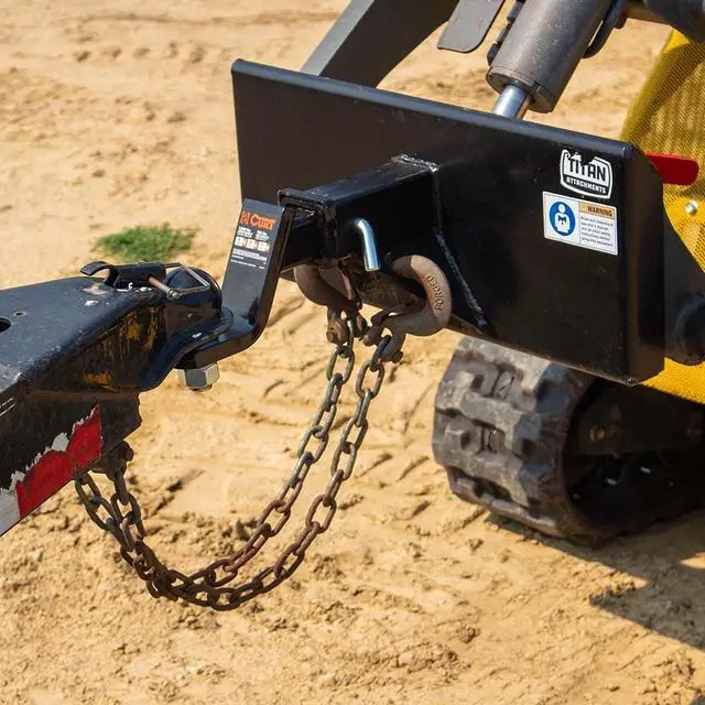 Alt view image 5 of 6 - Mini Skid Steer Receiver Hitch Mount Plate, 1/4" Thick Toro Dingo Quick Tach Mount Plate, 2" Receiver Hitch, Weld-On or Bolt Surface
