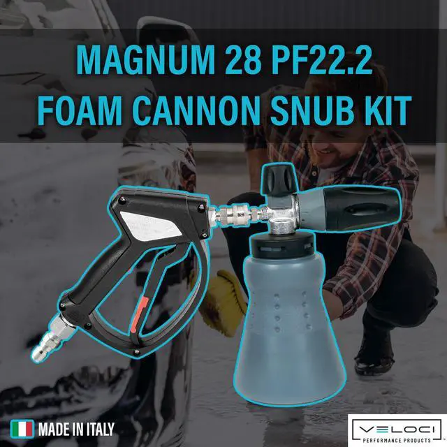Alt view image 2 of 6 - Wide Mouth PF22 Foam Cannon and SGS28 Trigger Gun Kit for Pressure Washer