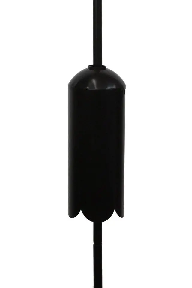 Alt view image 4 of 6 - Bird Feeder Pole Set with Squirrel Baffle & Twister Ground Socket (4 Arm)