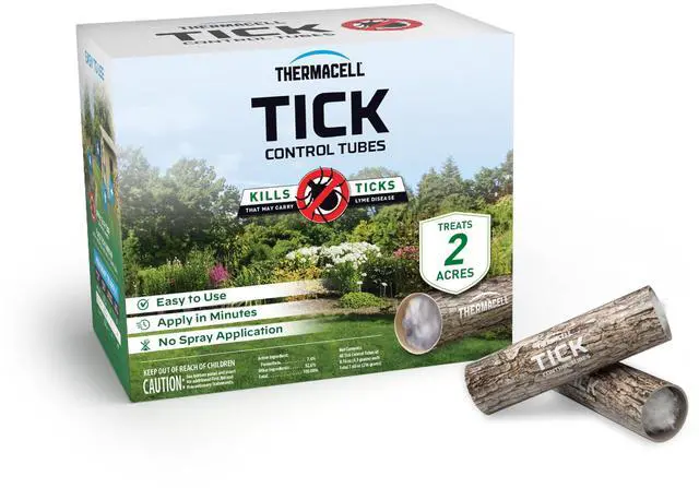 Main image of Tick Control Tubes for Yards; Protects 1/4 Acre from Ticks; No Spray, No Granules, No Mess; Environmentally Friendly Alternative to Spray & Repellent
