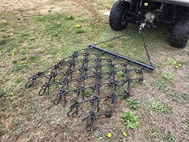 Alt view image 4 of 4 - 4' x 4' Variable Action Drag Chain Harrow - Overall Length: 90" - 3/8" Dia