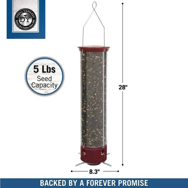 Alt view image 5 of 6 - YCPD-90M Yankee Dipper Bird Feeder, 5 lb, Burgundy