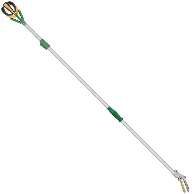 Main image of ZL6146B Long Reach Telescopic Fruit Harvester and Picker, 10-Feet Extension, Gray