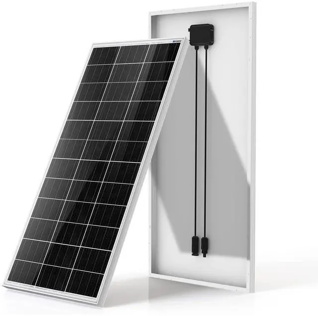 Main image of N-Type 195 Watt Solar Panel 12 Volt Monocrystalline Solar Panel 25% High Efficiency PV Module Power Charger for Sunsheds, Canopies, RVs, Farms and Other Off-Grid Applications