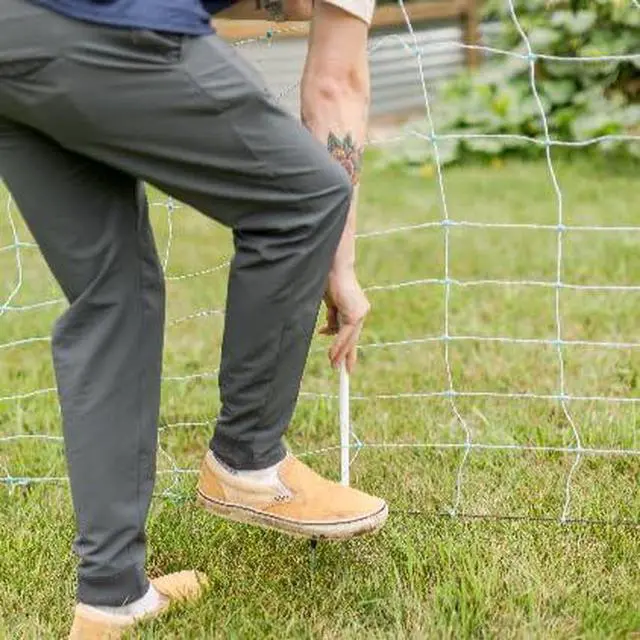 Alt view image 3 of 6 - Premium Electric Sheep & Goat Netting Kit- AC Energizer (9/35/8) for Backyards, Homesteaders, and Livestock Owners