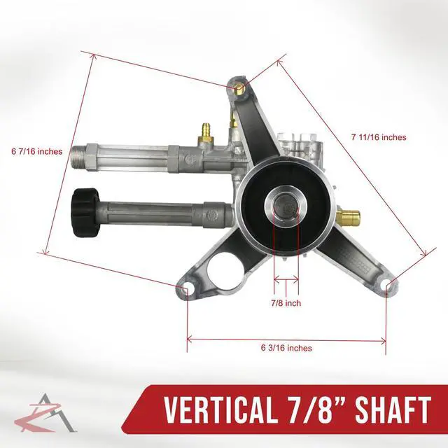 Alt view image 3 of 6 - OEM AR 2600 psi Power Pressure Washer Water Pump | Fits Troy-Bilt 020344, 020344-0
