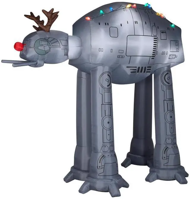Main image of 8.5Ft. Tall Christmas Inflatable Airblown Star Wars at-at Indoor/Outdoor Holiday Decoration