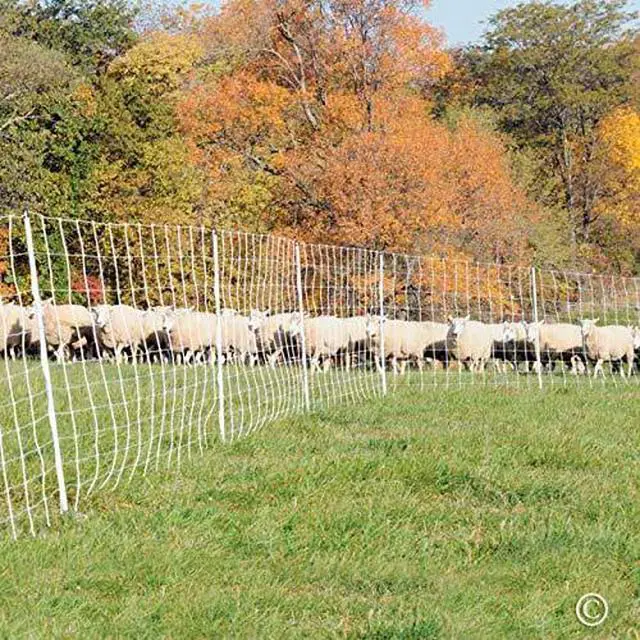 Alt view image 3 of 6 - Premier 1 ElectroFence® Electric Netting | Single Spike White/Black Fence for Goats & Sheep 48"H x 100'L