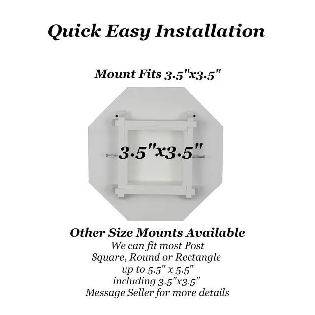 Alt view image 4 of 5 - Wild Bird Feeder Solid Cellular PVC Clear Copper Roof (F8C) Made in the USA (3.5" x 3.5" Mount)