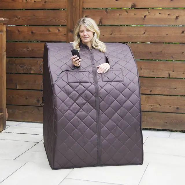 Alt view image 2 of 6 - Radiant Saunas BSA6315 Harmony Deluxe Oversized Portable Cabin