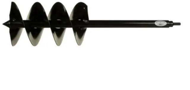 Main image of Auger Drill Bit Extension 7" x 28" with 1/2" Non-Slip Hex Drive Garden Auger for Planting Gallon Potted Plants and Post Holes Garden Digging Tool for Dirt, Sand, Soil & Clay