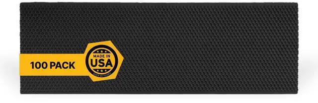 Main image of 5 5/8" Waxed Black Rite-Cell Foundation Sheets, Made in the USA, BPA-Free, Food-Grade, Beeswax-Coated for Beehive Frames, Fits 6 5/8" Hive Bodies, Durable, Wax Moth Resistant, 100-Pack