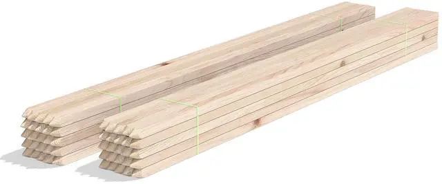 Main image of 5 Ft. Wooden Garden and Sign Post Stakes (50-Pack)