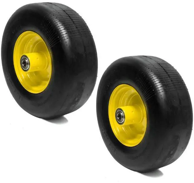 Main image of EPR Set of 2 Flat Free Tire Wheel Assemblies 13x5.00-6 Compatible With John Deere B1WL58 TCA13769 TCA 13769 Great Dane D38009