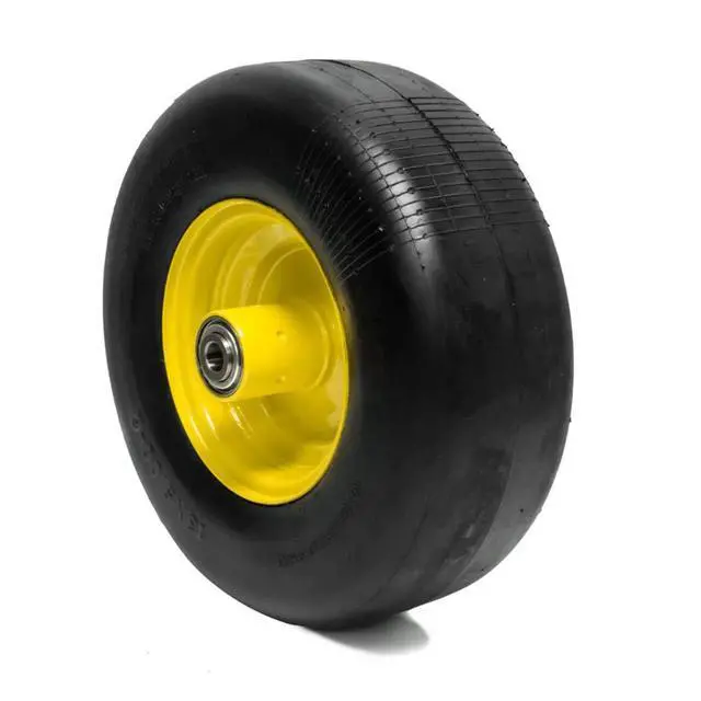 Alt view image 2 of 3 - EPR Set of 2 Flat Free Tire Wheel Assemblies 13x5.00-6 Compatible With John Deere B1WL58 TCA13769 TCA 13769 Great Dane D38009