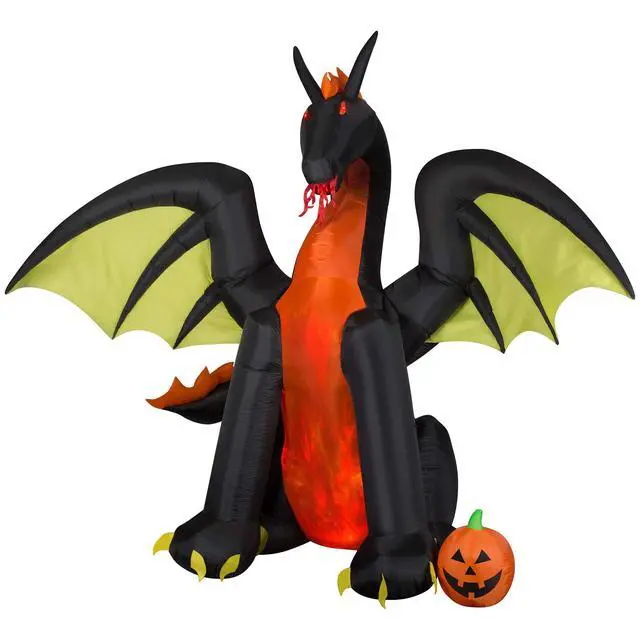 Main image of 50202 Animated Airblown Fire & Ice Dragon, 9 Foot