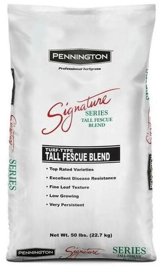 Main image of Pennington Signature Series Tall Fescue Blend Blue Tag 50 lb Grass Seed Partial Sun
