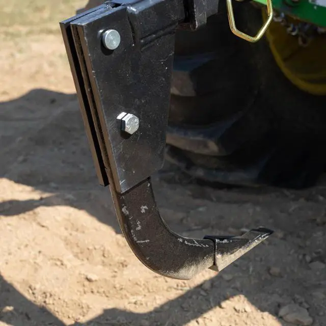 Alt view image 2 of 6 - Hitch-Mounted Ripper, Cat 0 & Cat 1 Tractor/ATV/UTV Compatible, Fits 2in Hitch Receivers, Two Height Adjustments, Subsoiler with Reversible Tooth, 3 Point Landscaping Trencher
