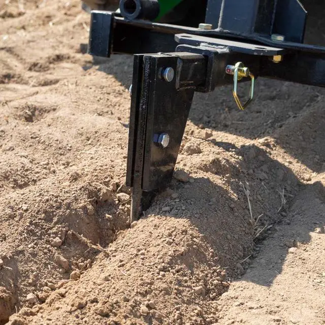 Alt view image 4 of 6 - Hitch-Mounted Ripper, Cat 0 & Cat 1 Tractor/ATV/UTV Compatible, Fits 2in Hitch Receivers, Two Height Adjustments, Subsoiler with Reversible Tooth, 3 Point Landscaping Trencher