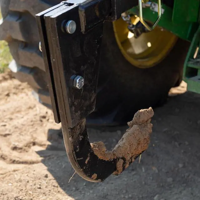 Alt view image 5 of 6 - Hitch-Mounted Ripper, Cat 0 & Cat 1 Tractor/ATV/UTV Compatible, Fits 2in Hitch Receivers, Two Height Adjustments, Subsoiler with Reversible Tooth, 3 Point Landscaping Trencher