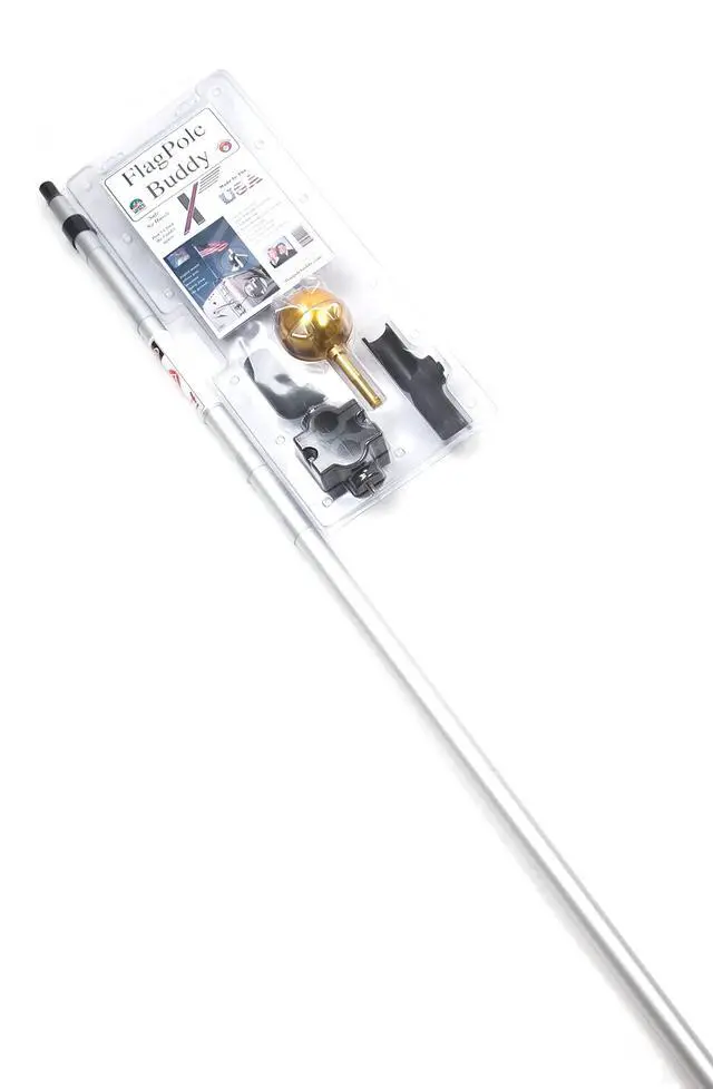 Alt view image 3 of 6 - RV Flag Pole Kit 12 Feet