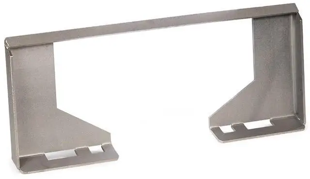 Main image of 1/2in Universal Quick Tach Cut Out Mount Plate, Thick Plate Attachment, Fits Kubota and Bobcat Skid Steers and Tractors