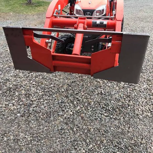 Alt view image 2 of 6 - 1/2in Universal Quick Tach Cut Out Mount Plate, Thick Plate Attachment, Fits Kubota and Bobcat Skid Steers and Tractors