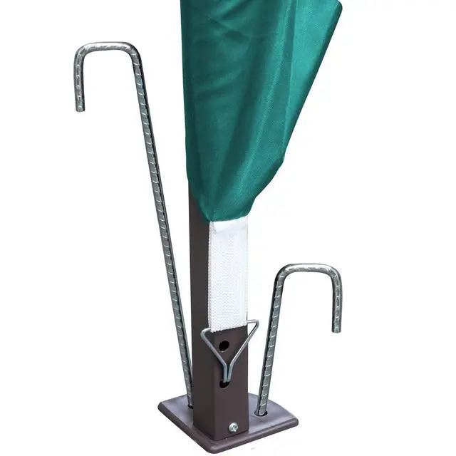 Alt view image 6 of 6 - Pop Up Canopy Tent - 11'x11' Green Gazebo with Mosquito Netting