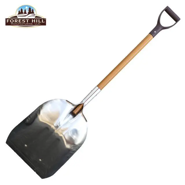 Alt view image 2 of 3 - Manufacturing Heavy Duty Super Tuff Aluminum Straight Edge Scoop Shovel (.125 Thick Aluminum, 52-Inch)