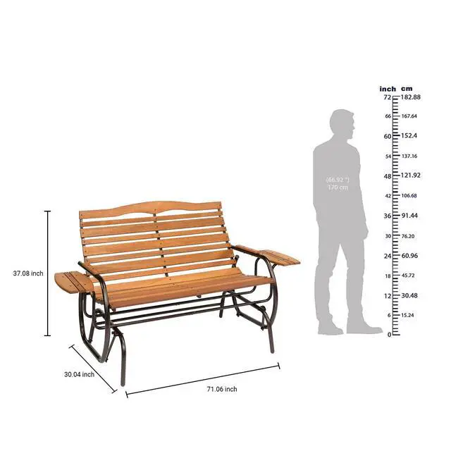Alt view image 3 of 4 - Hi-Back Glider w/Trays