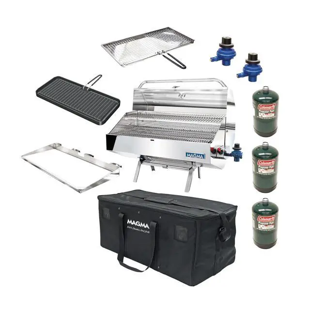 Alt view image 2 of 4 - A10-1293 Padded Grill & Accessory Carrying/Storage Case | 12" x 24" Grill Bag | Marine BBQ Travel Case | Protective Grill Storage