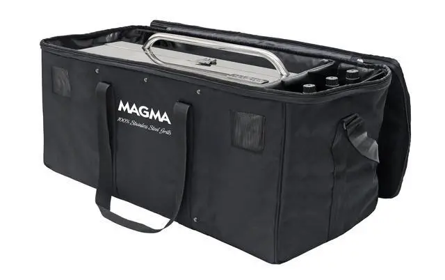 Alt view image 3 of 4 - A10-1293 Padded Grill & Accessory Carrying/Storage Case | 12" x 24" Grill Bag | Marine BBQ Travel Case | Protective Grill Storage