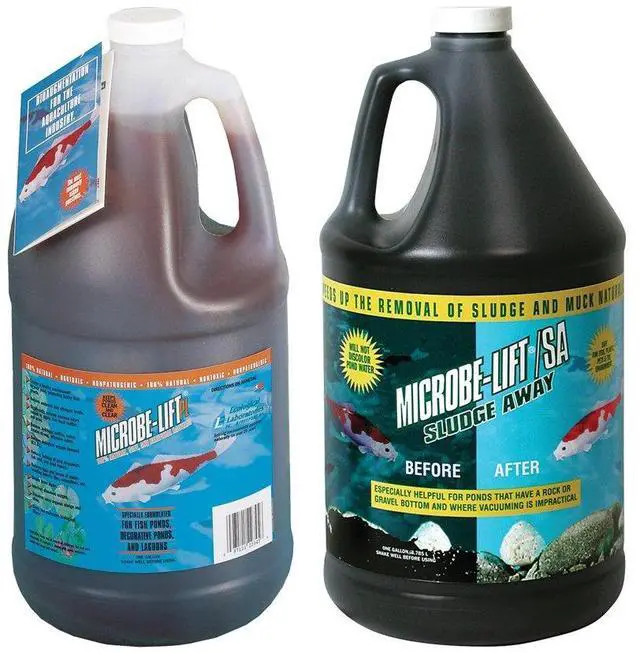 Main image of Microbe Lift PL 10PLG Gallons + Pond Sludge Away Gallon Pond Treatment Kit