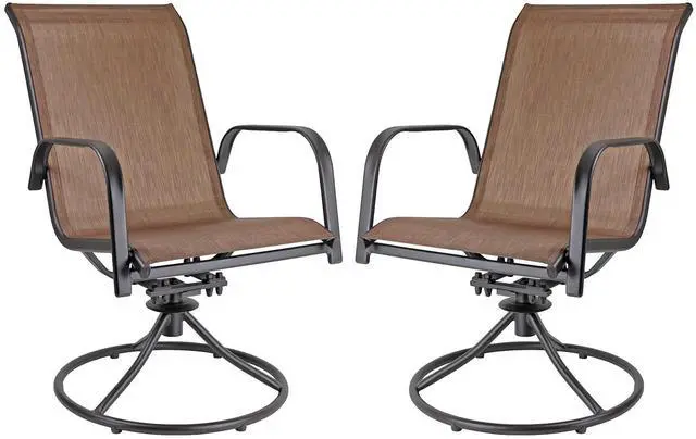 Main image of Sienna Swivel Rocker (SET OF 2) Espresso Finish 'Brown'