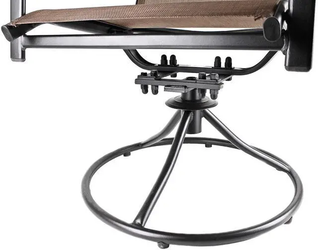Alt view image 4 of 6 - Sienna Swivel Rocker (SET OF 2) Espresso Finish 'Brown'