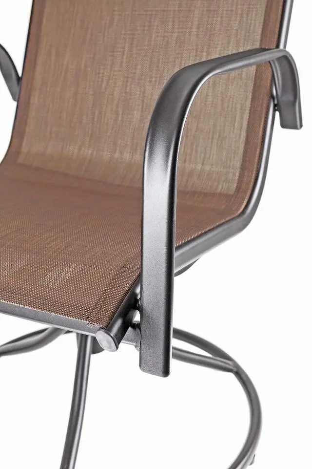 Alt view image 5 of 6 - Sienna Swivel Rocker (SET OF 2) Espresso Finish 'Brown'