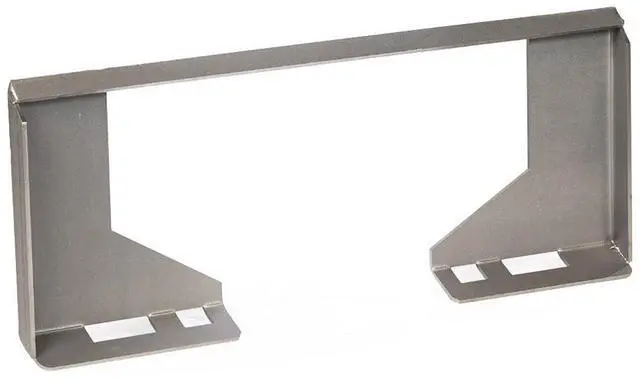 Main image of 5/16in Universal Quick Tach Cut Out Mount Plate, Thick Plate Attachment, Fits Kubota and Bobcat Skid Steers and Tractors