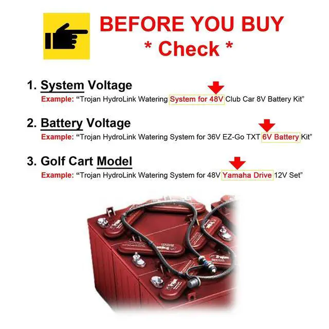 Alt view image 3 of 6 - HydroLink Watering System for 48V Universal 6V Battery Kit Plus HANDPUMP